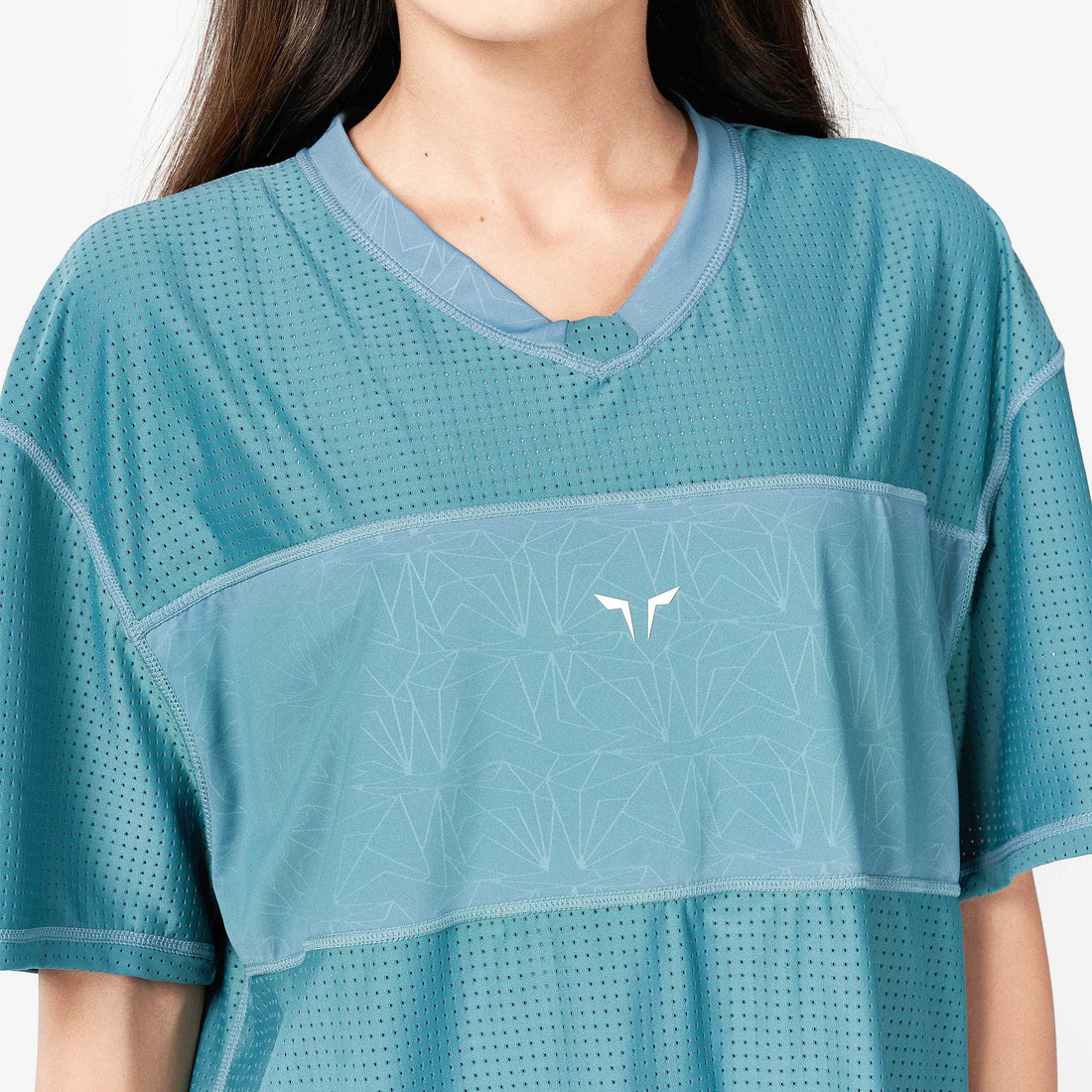 Mesh Reversible Tee - Hydro